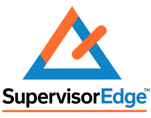 SupervisorEdge logo representing leadership authority, clarity, and decisive intervention for supervisors and managers